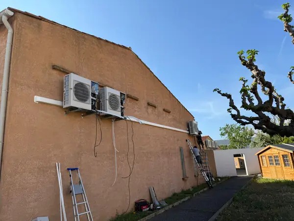 Mise en service d'une pompe à chaleur air-air Mitsubishi